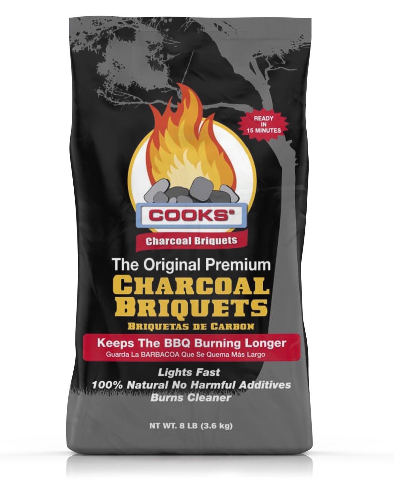Premium "Cooks" Charcoal BBQ Briquets 3.6kg