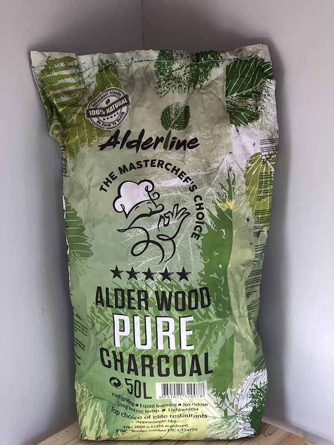 Alder Wood Pure Charcoal 50L