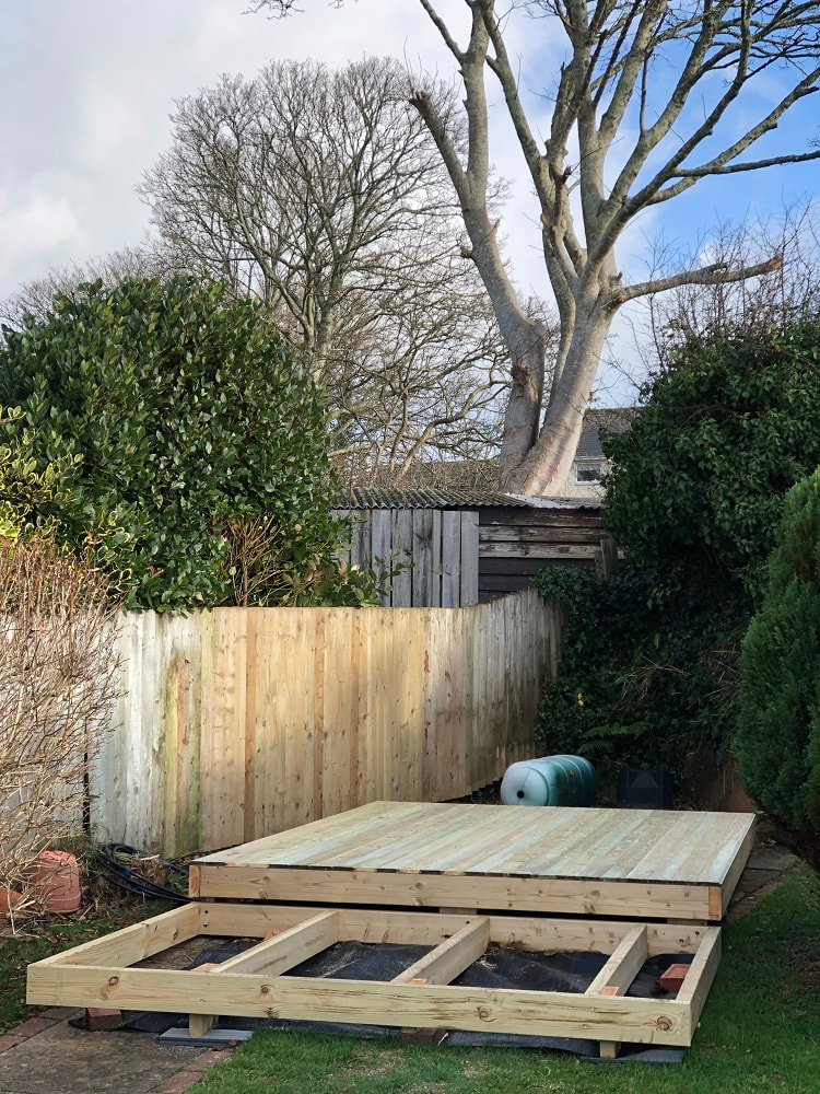Foundation for Wooden Garden Building