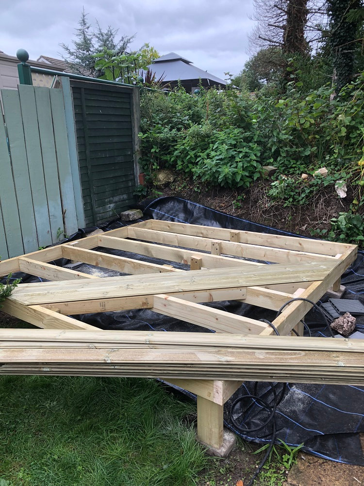 Foundation for Wooden Garden Building