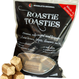 Roastie Toasties - Planet-Friendly Wood Briquettes. 20 x 20kg Bags